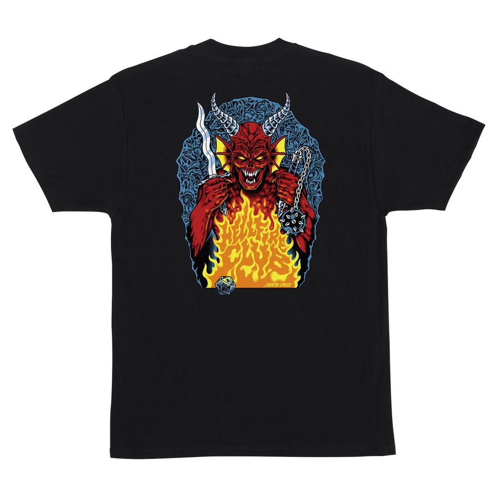 Stranger Things Hellfire Pit S/S Heavyweight T-Shirt   Santa Cruz ""