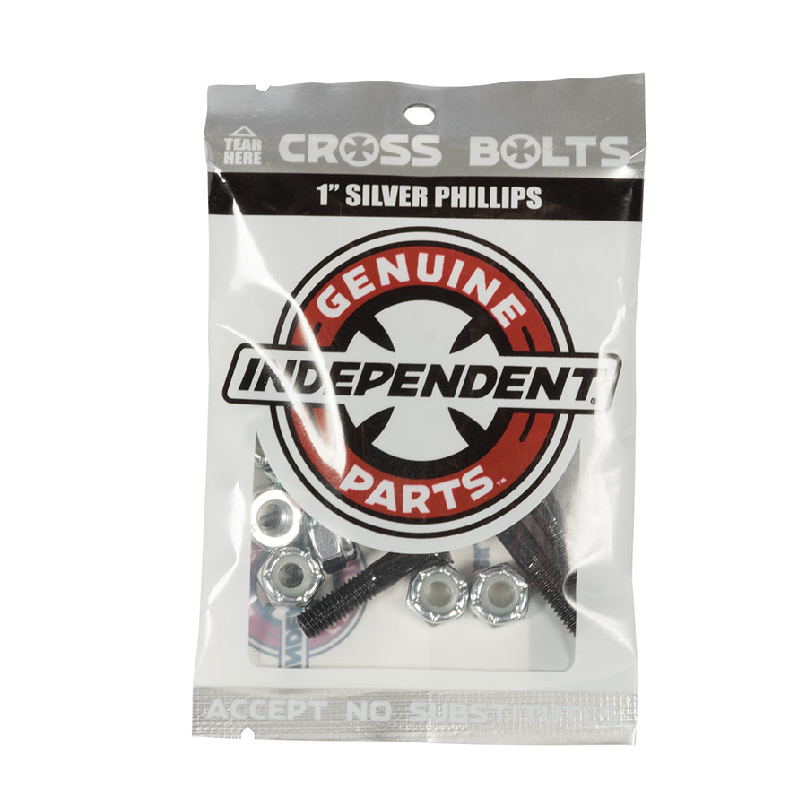 GENUINE PARTS PHILLIPS 1" BLACK/SILV (P/K OF 12)