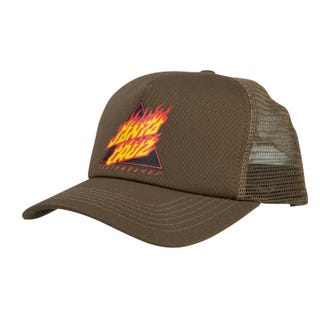 [SCA-CAP-0376] CAP FLAMED NOT A DOT MESHBACK (Uniform Green)