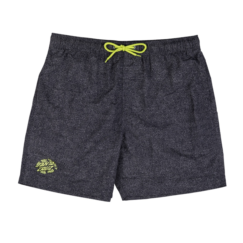 [SCA-SHR-4800] SWIMSHORT RIGID BROKEN DOT (S, Black Acid Wash)