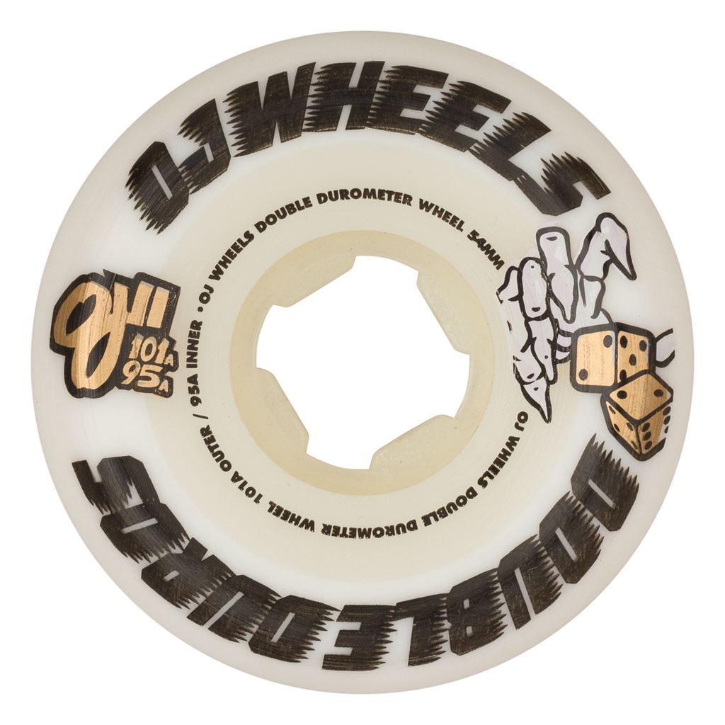 54MM  DOUBLE DURO WHITE  MINI COMBO 101A/95A