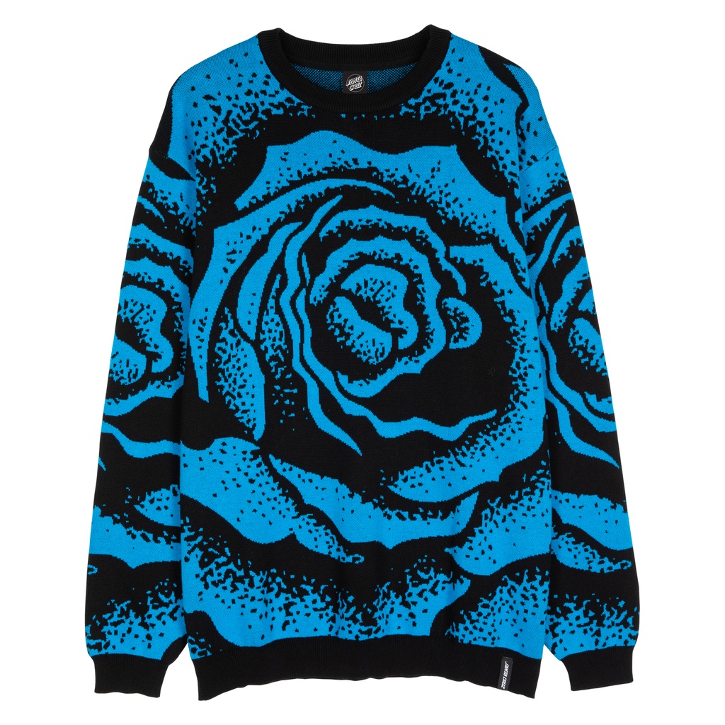 CREW DRESSEN BIG ROSE KNIT 