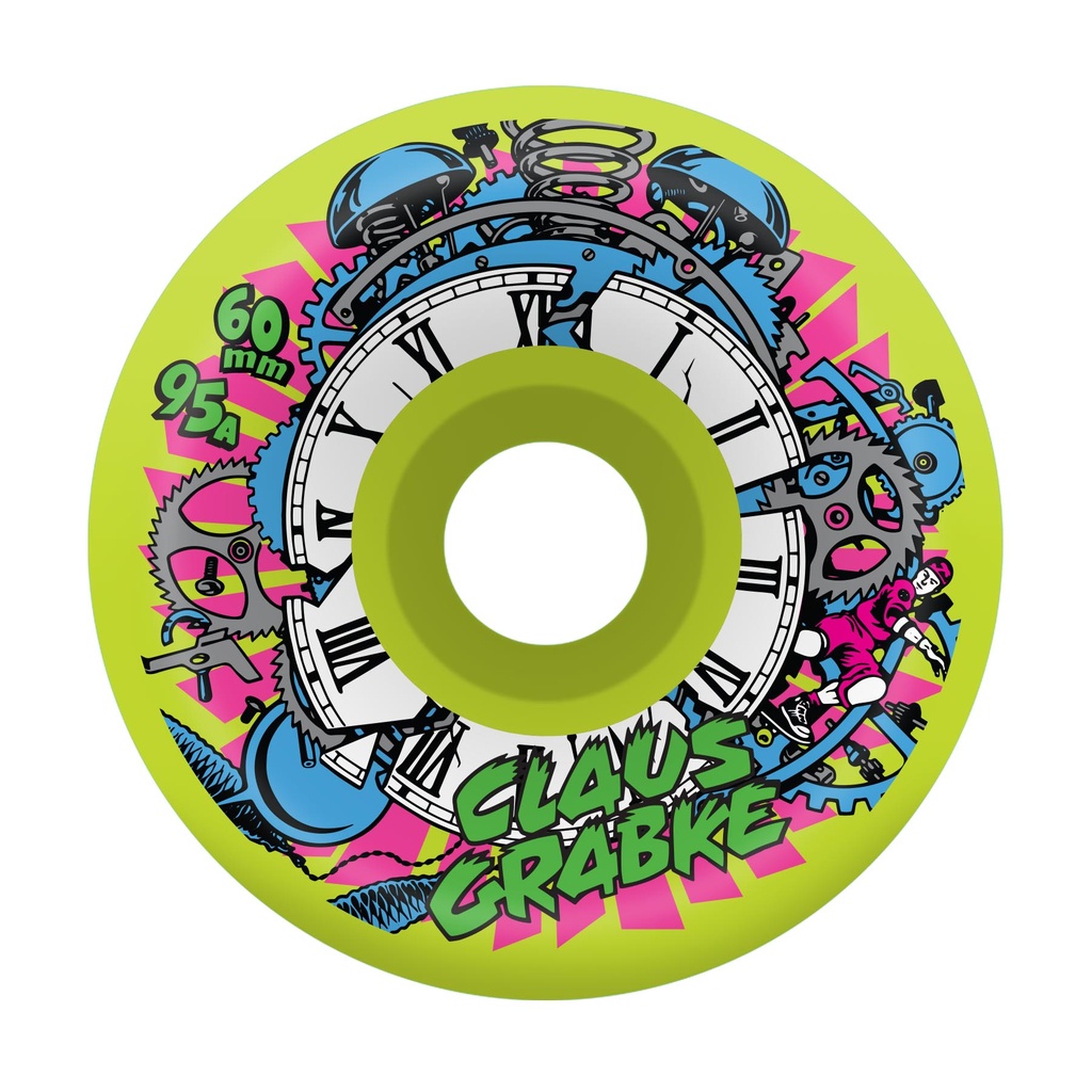 60MM CLAUS GRABKE REISSUE VOMITS NEON GREEN 95A