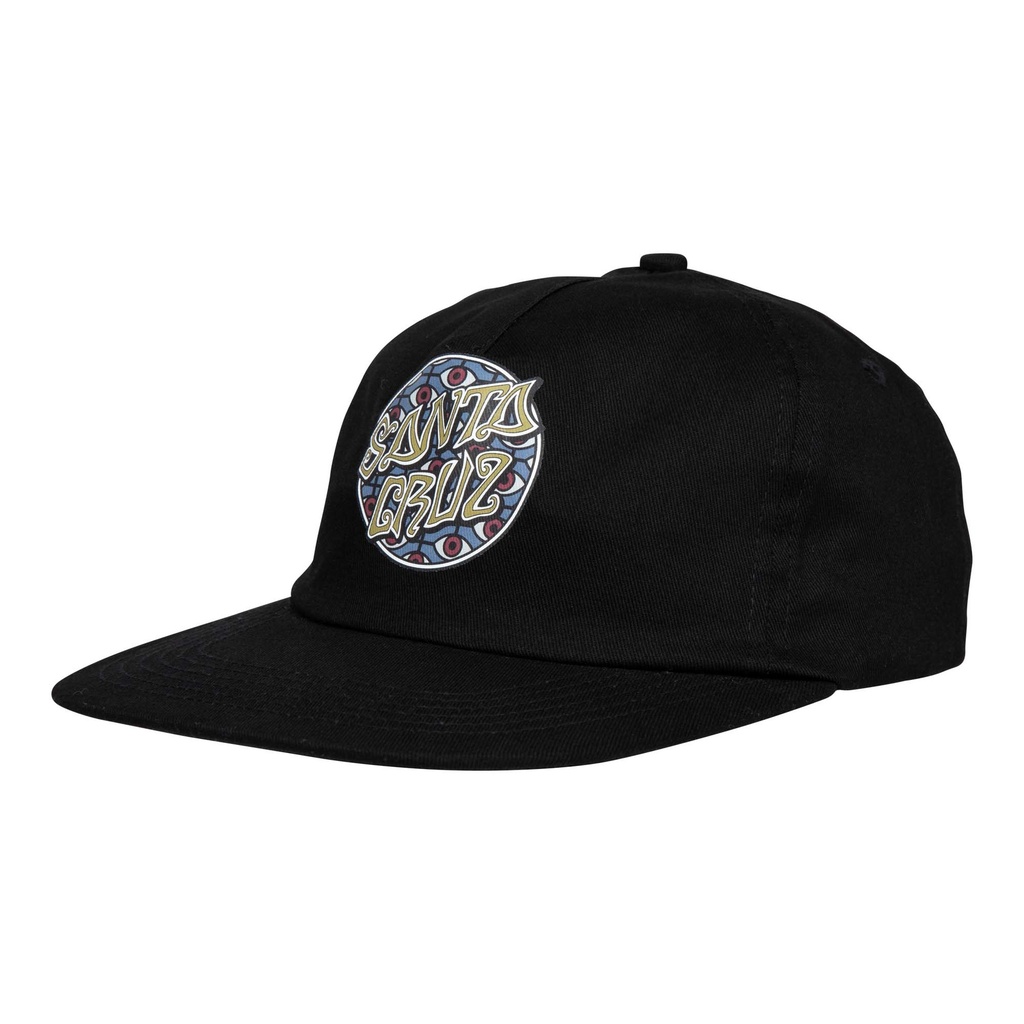 [SCA-CAP-0530] Cap Salba Eyes Dot Snapback (Black 2)