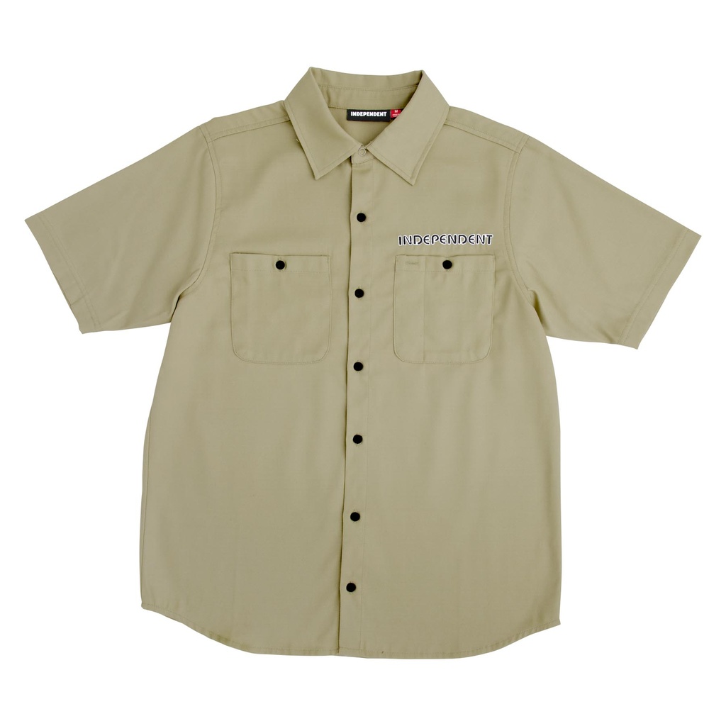 [44643544-S] Shirt Union Work (S, Khaki)