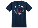 LIVE TO BURN CLASSIC TEE NVY