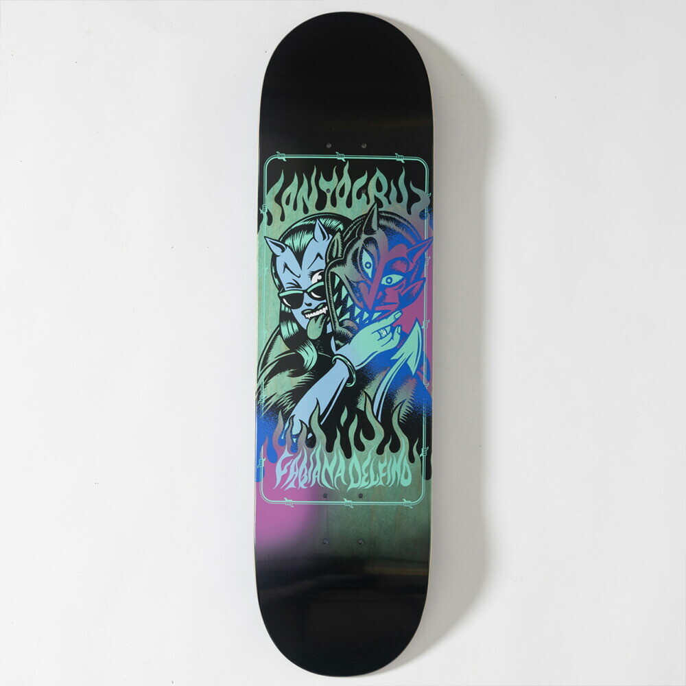 Delfino Devil Mask Pro 8.25in x 31.60in Santa Cruz Decks ""