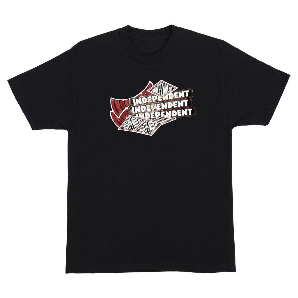 [44156645-159960] Sticker Pile S/S Heavyweight T-Shirt (S, BLACK)