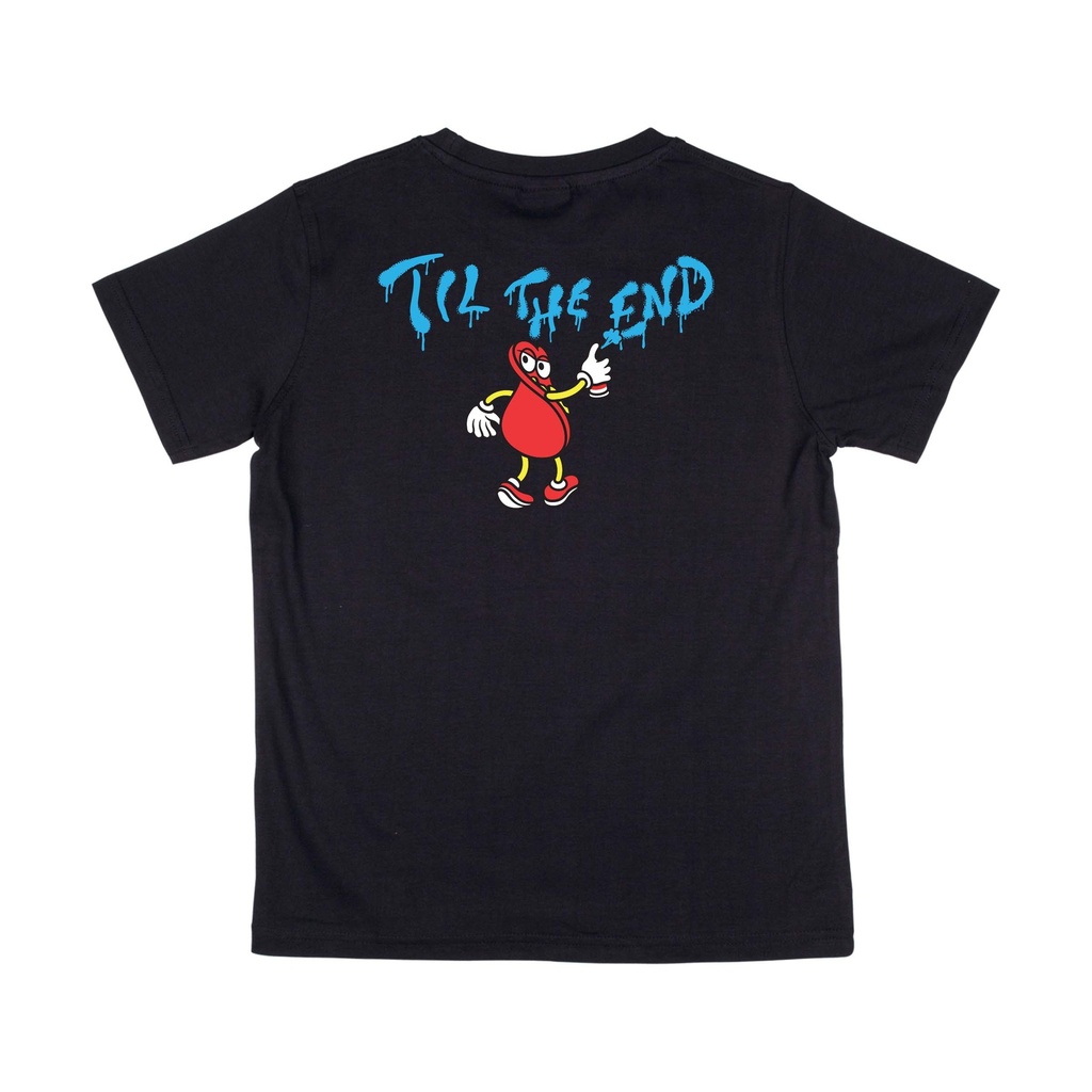 [SCA-YTE-9218] Youth Dot Guy Tte T-Shirt (BLACK, 8-10)
