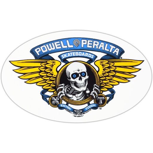 [SSWRPB] STICKER WINGED RIPPER BLUE 6.5"