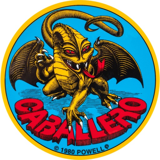 [SSSCDOR] STICKER BB CABALLERO ORIGINAL DRAGON 3.5" x 3.5"