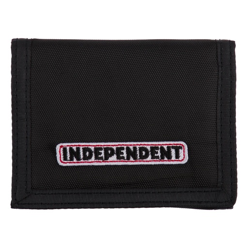 [44643585-153763] WALLET VELCRO BAR LOGO BLACK