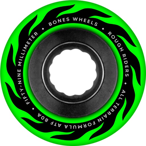 [WSCPRR065980G4] Rought Riders Eternal Flame 59mm 80A Green