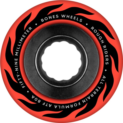 [WSCPRR065980R4] Rought Riders Eternal Flame 59mm 80A Red