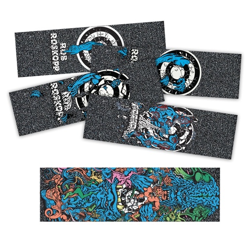 [88483823-157705] Roskopp Target Grip Strips Grip Tape 11X3.25 (P/K OF 5)