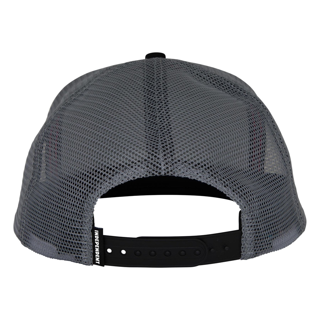 44442093-span-mesh-trucker-structured-hat-blackgrey-unisex-independent-1
