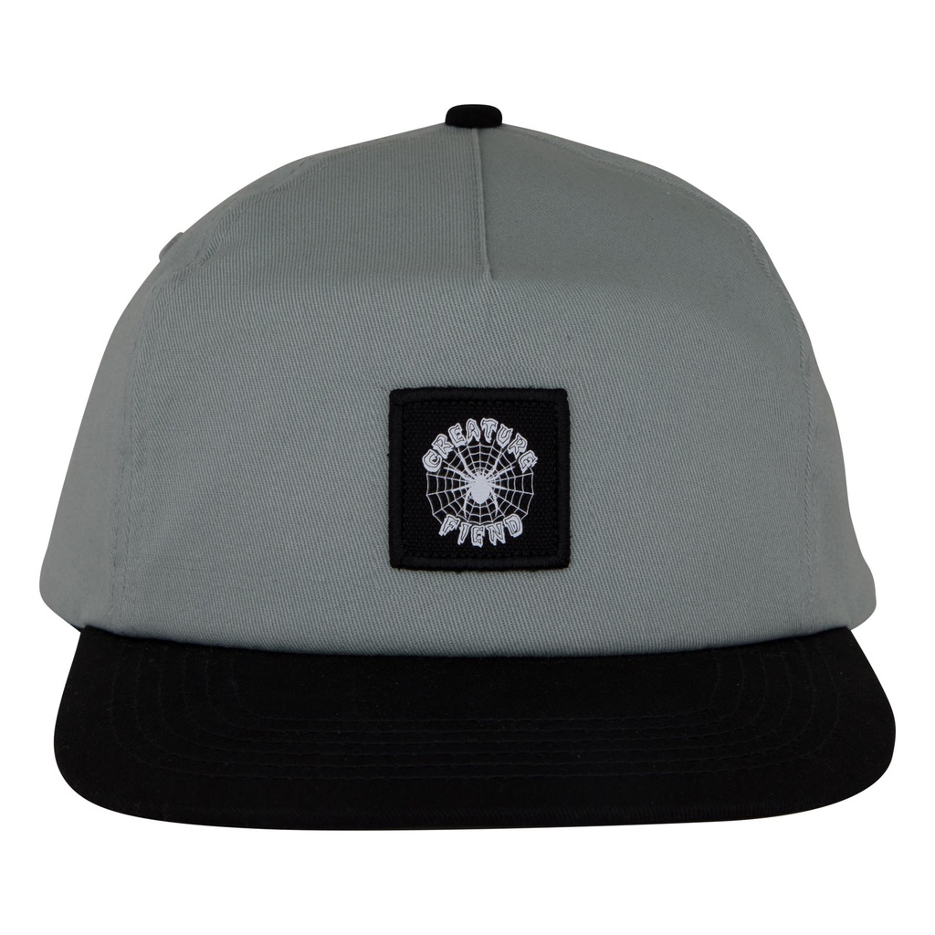 44442236-web-snapback-unstructured-hat-stoneblack-unisex-creature-1