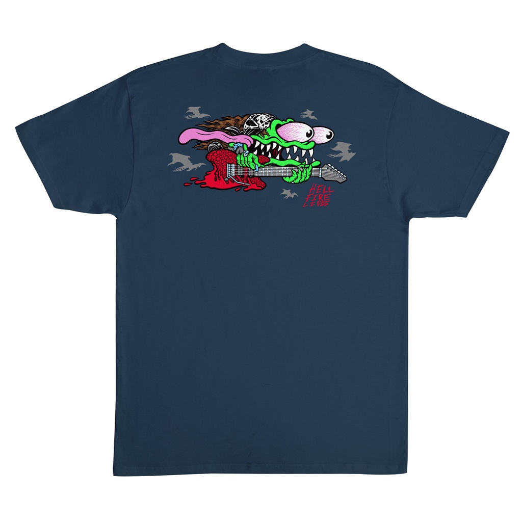 Stranger Things Eddie Slasher S/S Heavyweight T-Shirt   Santa Cruz ""