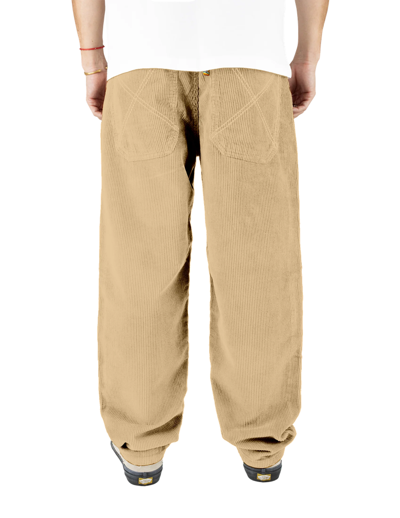 X-TRA BAGGY CORD PANTS BLK