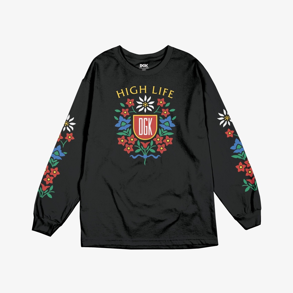 Tee L/S High Life Black