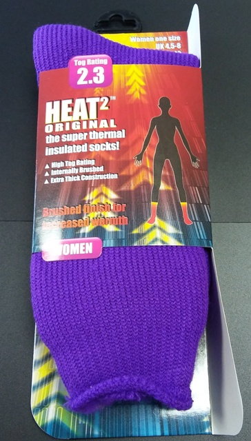HEAT2 Socks Women Purple 37-42