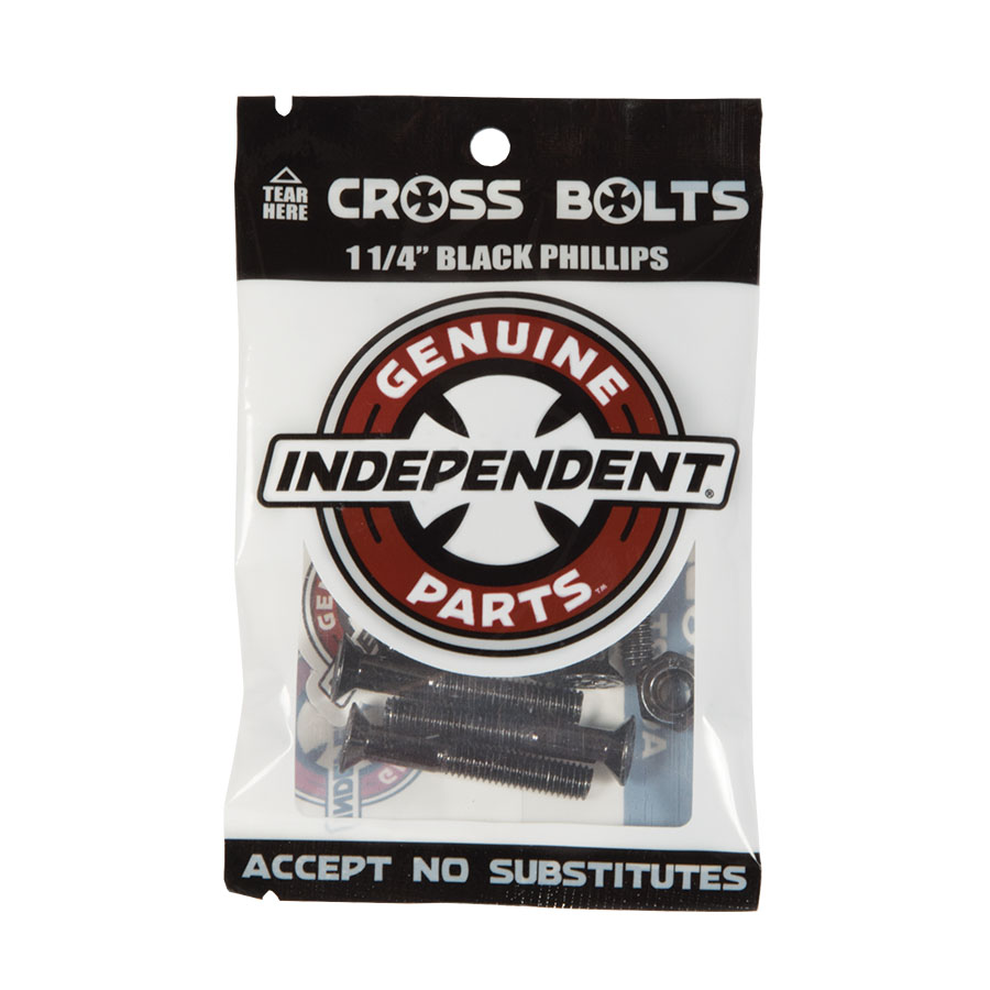 GENUINE PARTS PHILLIPS 1.25" BLACK (P/K OF 12)
