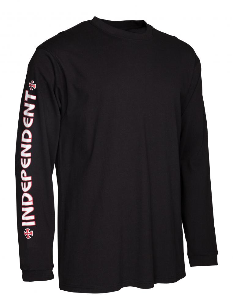 [2IF1704300S] TEE L/S BAR CROSS (S, BLACK)