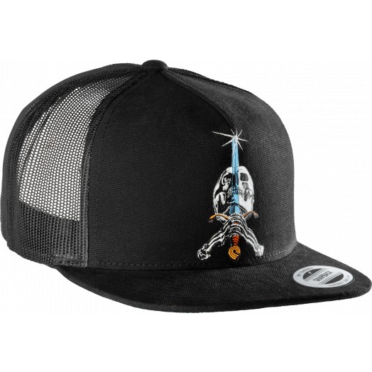 CAP PP SKULL AND SWORD BLACK