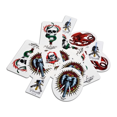 STICKERS  ASSORTED BONES P.P. PACK 20