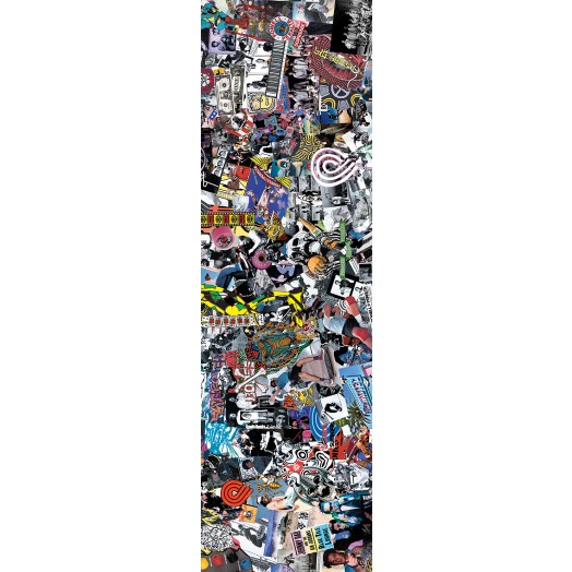 9 X 33 GRIP SO PP COLLAGE WHITE