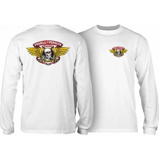 TEE L/S RIPPER WHITE