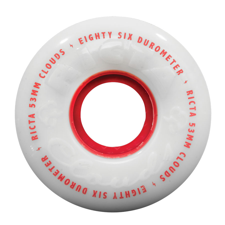 Clouds Wheels Red