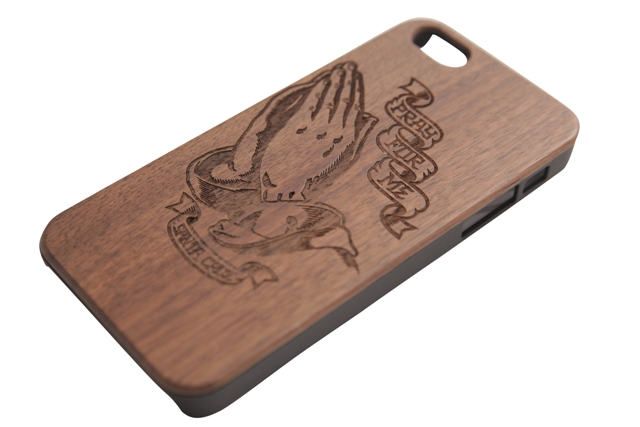 Pray Wood Iphone Cover
