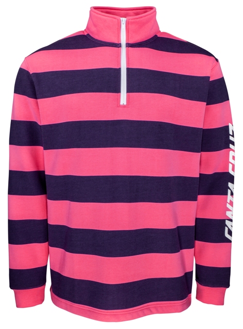 Crew Run Up 1/4 Zip Orchid Pink