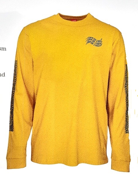 Tee L/S Vortex Hand Mustard