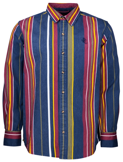 Shirt 2ND Hand Navy Stripe