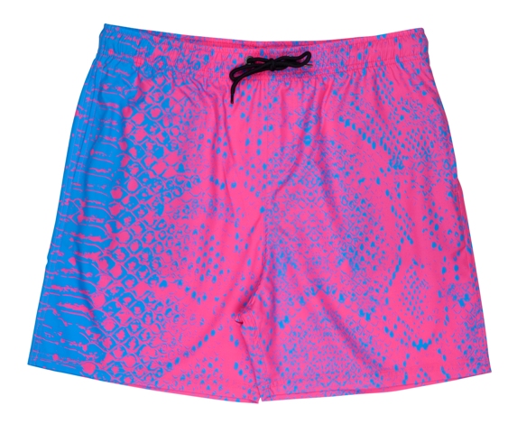 Swimshort Scales Cyan/Pink