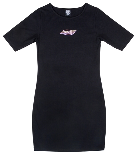 Dress Oval Strip Black