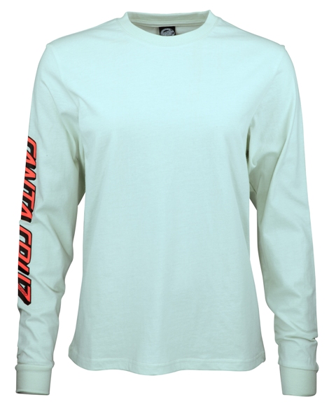 Tee L/S Broken Dot Barely Blue