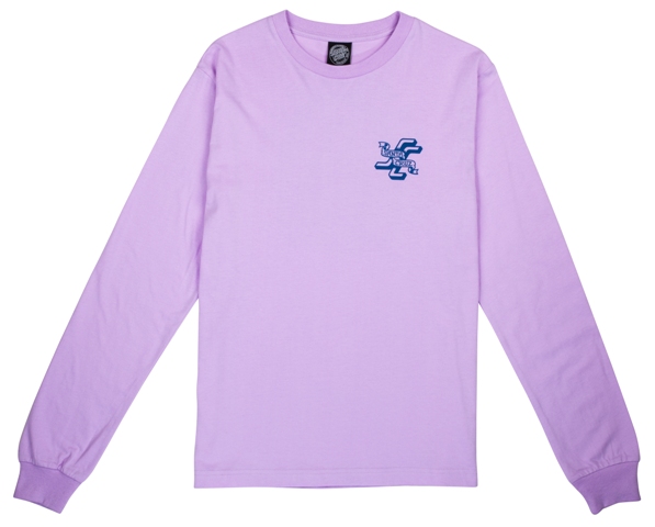 Tee L/S SC Squared Lavender