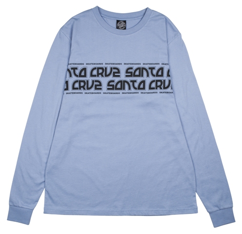 TEE L/S TECHNO POWDER BLUE