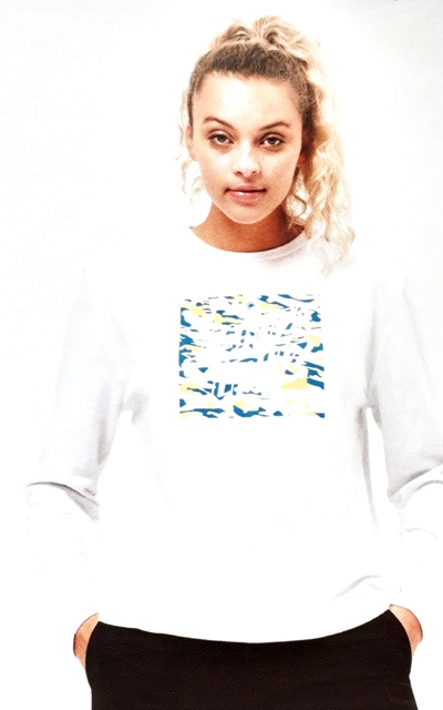 Tee L/S Trap White