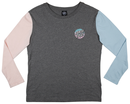 Women Top Rays L/S Contrast Grey Heather