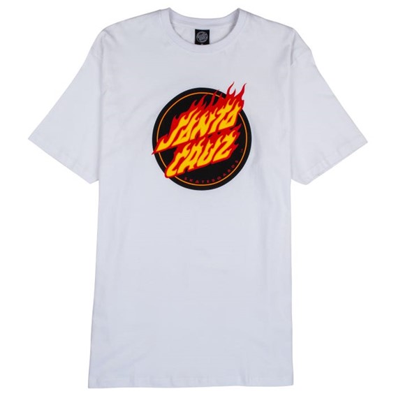 Tee Flame Dot White