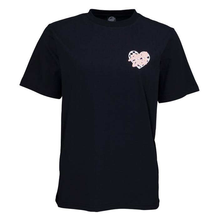 Women Tee Heart Dot Check