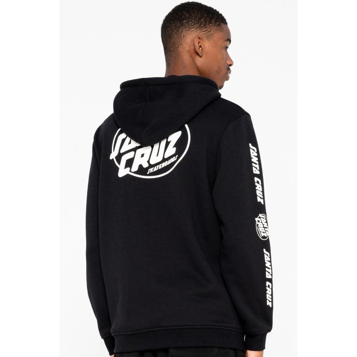 Zip Hood Club Oval Dot