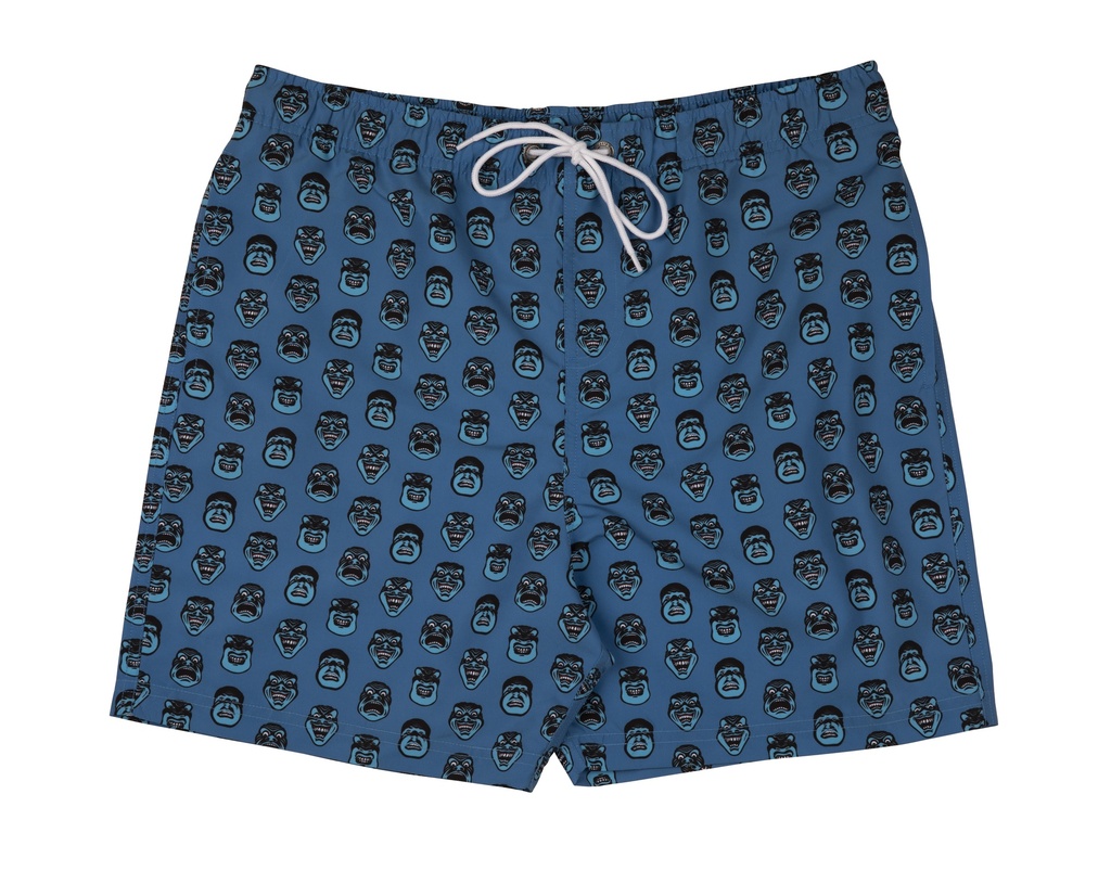 [3SS2235700S] SHORTS SW FACES (S, Black)