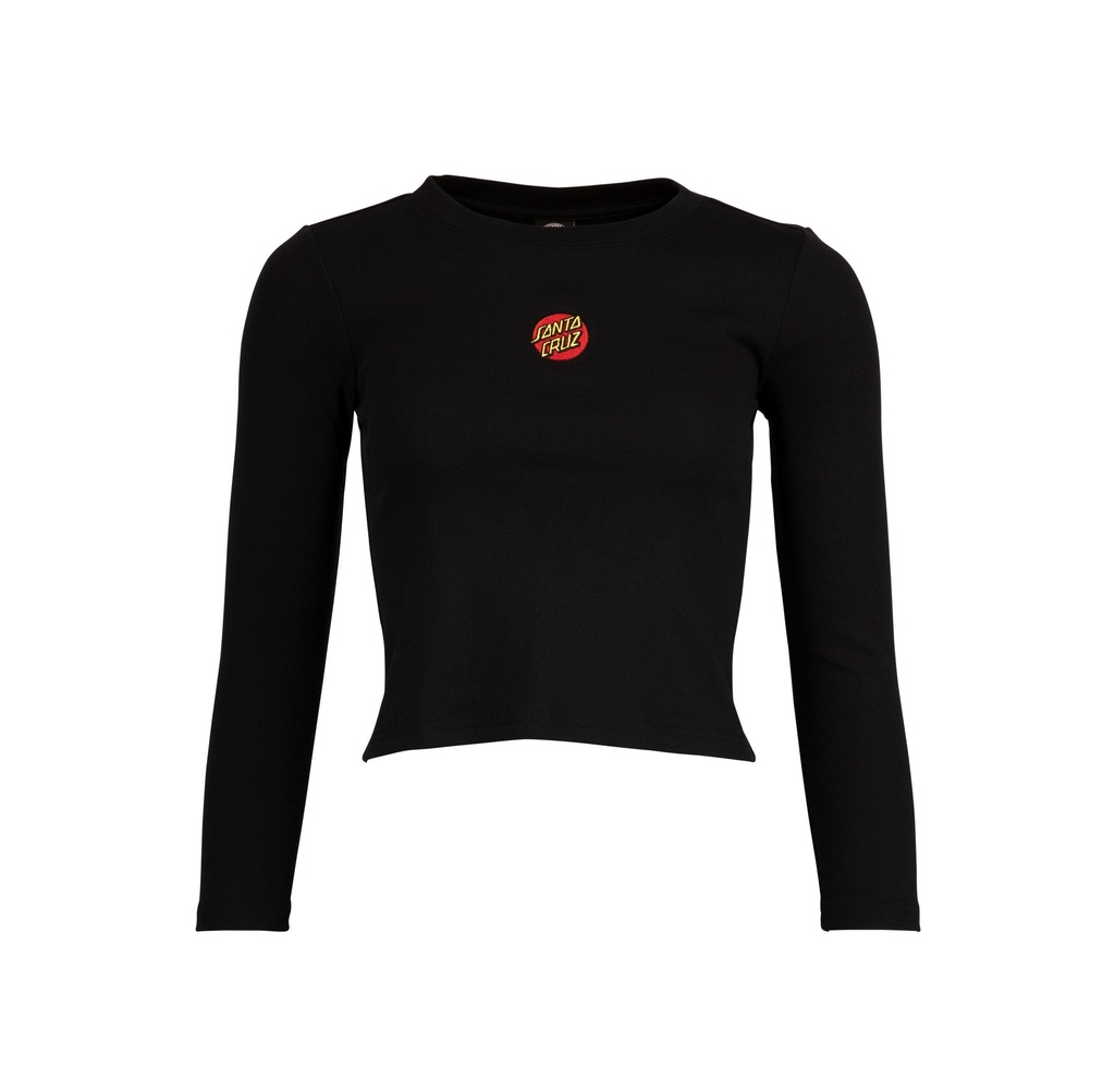 Tee L/S Classic Dot Front Emb