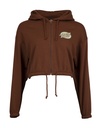 Zip Hood Lined Oval Dot