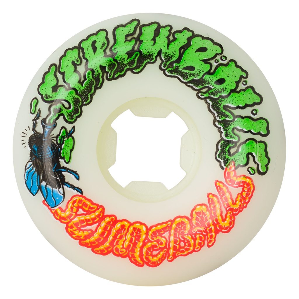 56MM SCREW BALLS SPEED WHITE 99A